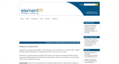 Desktop Screenshot of element79.net